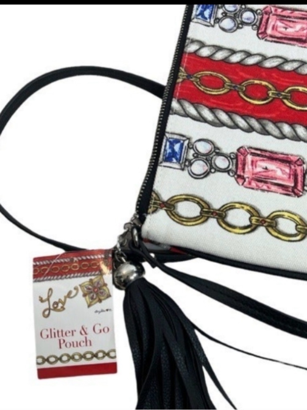 Brighton " Glitter & Go" Limited Edition 2017 Canvas Crossbody Style Purse - NWT - Picture 3 of 6